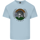 India Bodybuilding Flag Gym Training Indian Kids T-Shirt Childrens Light Blue