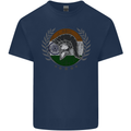 India Bodybuilding Flag Gym Training Indian Kids T-Shirt Childrens Navy Blue