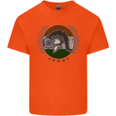 India Bodybuilding Flag Gym Training Indian Kids T-Shirt Childrens Orange