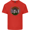 India Bodybuilding Flag Gym Training Indian Kids T-Shirt Childrens Red