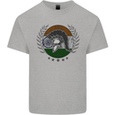 India Bodybuilding Flag Gym Training Indian Kids T-Shirt Childrens Sports Grey