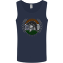 India Bodybuilding Flag Gym Training Indian Mens Vest Tank Top Navy Blue