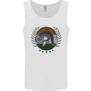 India Bodybuilding Flag Gym Training Indian Mens Vest Tank Top White
