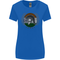 India Bodybuilding Flag Gym Training Indian Womens Wider Cut T-Shirt Royal Blue