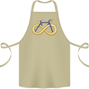 Infinity Bicycle Cotton Apron 100% Organic Khaki
