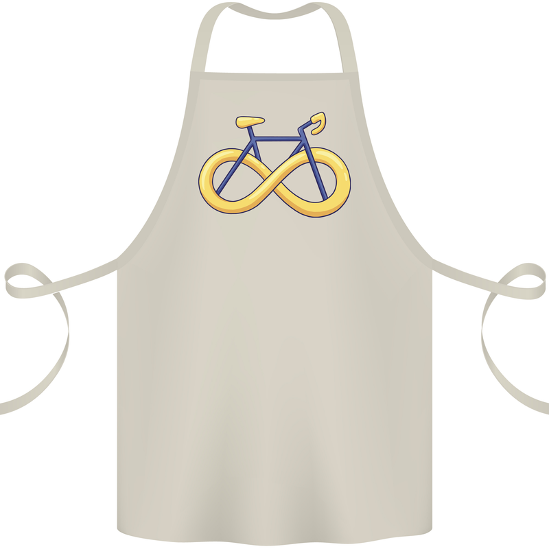 Infinity Bicycle Cotton Apron 100% Organic Natural