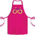 Infinity Bicycle Cotton Apron 100% Organic Pink