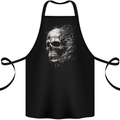 Interdimensional Skull Cotton Apron 100% Organic Black