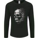 Interdimensional Skull Mens Long Sleeve T-Shirt Black