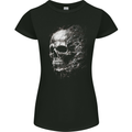 Interdimensional Skull Womens Petite Cut T-Shirt Black