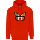 Irish Butterfly Ireland Ire Childrens Kids Hoodie Bright Red