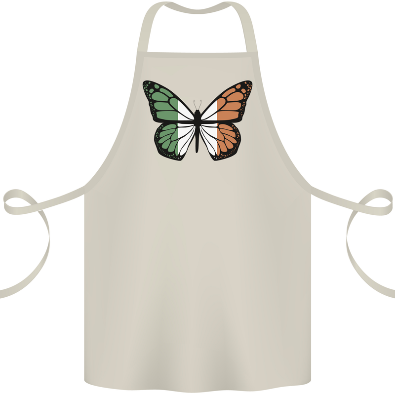 Irish Butterfly Ireland Ire Cotton Apron 100% Organic Natural