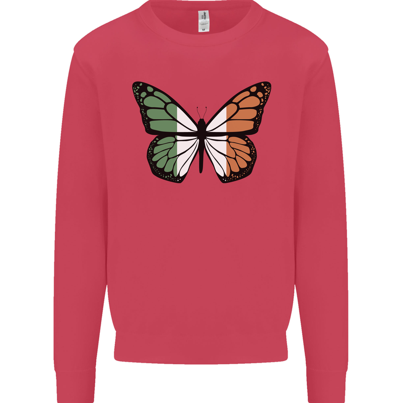 Irish Butterfly Ireland Ire Kids Sweatshirt Jumper Heliconia