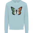 Irish Butterfly Ireland Ire Kids Sweatshirt Jumper Light Blue