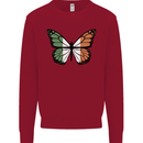 Irish Butterfly Ireland Ire Kids Sweatshirt Jumper Red