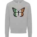 Irish Butterfly Ireland Ire Kids Sweatshirt Jumper Sports Grey
