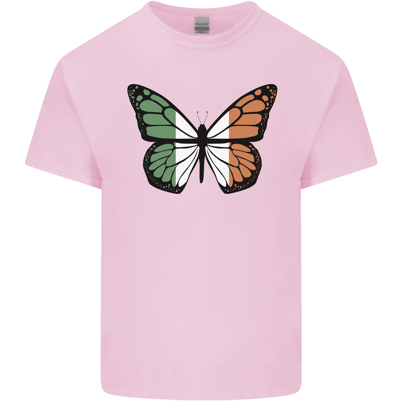 Irish Butterfly Ireland Ire Kids T-Shirt Childrens Light Pink