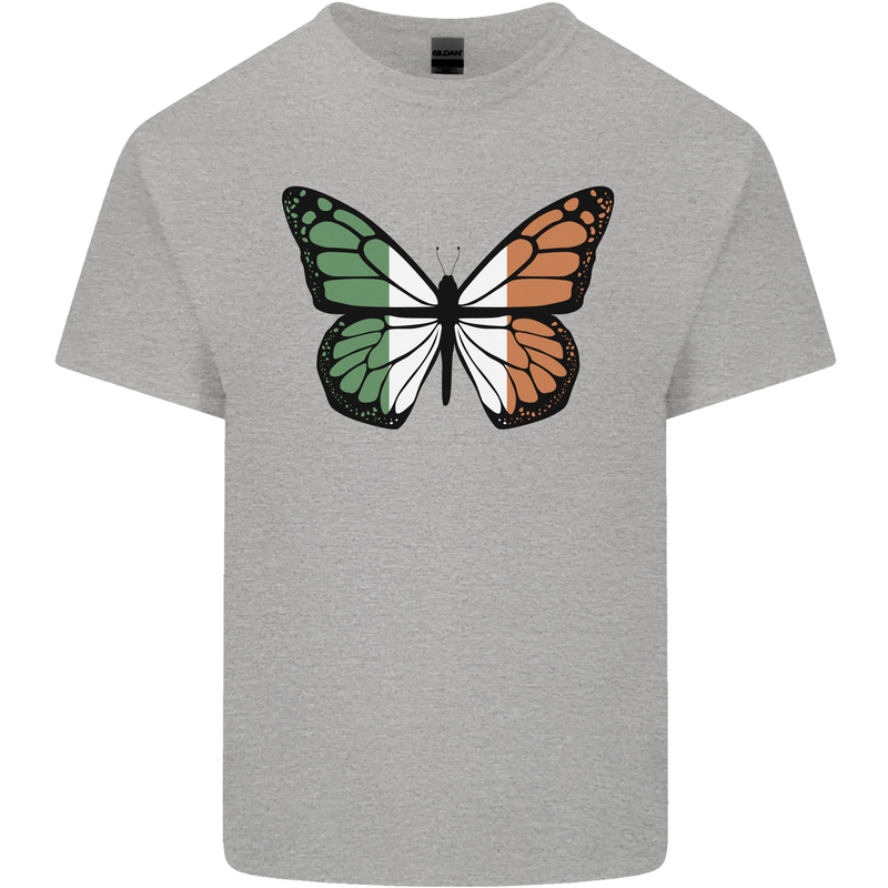 Irish Butterfly Ireland Ire Kids T-Shirt Childrens Sports Grey
