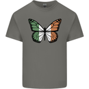Irish Butterfly Ireland Ire Mens Cotton T-Shirt Tee Top Charcoal