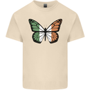 Irish Butterfly Ireland Ire Mens Cotton T-Shirt Tee Top Natural