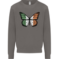 Irish Butterfly Ireland Ire Mens Sweatshirt Jumper Charcoal