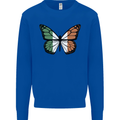Irish Butterfly Ireland Ire Mens Sweatshirt Jumper Royal Blue