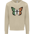 Irish Butterfly Ireland Ire Mens Sweatshirt Jumper Sand