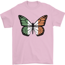 Irish Butterfly Ireland Ire Mens T-Shirt 100% Cotton Light Pink