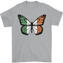 Irish Butterfly Ireland Ire Mens T-Shirt 100% Cotton Sports Grey