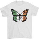 Irish Butterfly Ireland Ire Mens T-Shirt 100% Cotton White