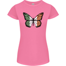 Irish Butterfly Ireland Ire Womens Petite Cut T-Shirt Azalea