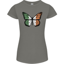 Irish Butterfly Ireland Ire Womens Petite Cut T-Shirt Charcoal