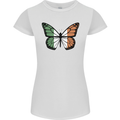 Irish Butterfly Ireland Ire Womens Petite Cut T-Shirt White