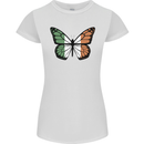 Irish Butterfly Ireland Ire Womens Petite Cut T-Shirt White