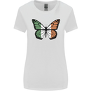 Irish Butterfly Ireland Ire Womens Wider Cut T-Shirt White