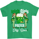 Irish Girls Stiff Ones Funny St Patricks Day Beer Mens T-Shirt 100% Cotton Irish Green
