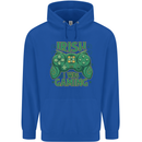 Irish I Was Gaming St Patricks Day Funny Gamer Mens 80% Cotton Hoodie Royal Blue
