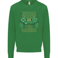 Irish I Was Gaming St Patricks Day Gamer Kids Sweatshirt Jumper Irish Green