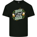 Irish More Beer Funny St Patricks Day Mens Cotton T-Shirt Tee Top Black