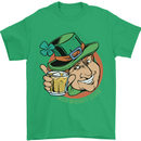 Irish Whiskey Lover Funny St Patricks Day Alcohol Mens T-Shirt 100% Cotton Irish Green