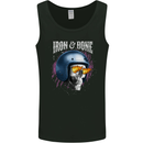 Iron and Bone Bike Skull Motorcycle Motorbike Mens Vest Tank Top Black