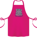 Irrelephant Funny Elephant Cotton Apron 100% Organic Pink