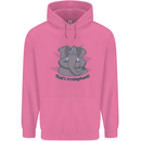 Irrelephant Funny Elephant Mens 80% Cotton Hoodie Azelea