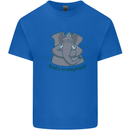 Irrelephant Funny Elephant Mens Cotton T-Shirt Tee Top Royal Blue
