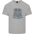 Irrelephant Funny Elephant Mens Cotton T-Shirt Tee Top Sports Grey