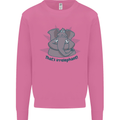 Irrelephant Funny Elephant Mens Sweatshirt Jumper Azalea