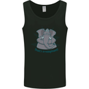 Irrelephant Funny Elephant Mens Vest Tank Top Black