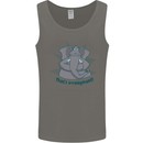Irrelephant Funny Elephant Mens Vest Tank Top Charcoal