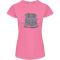 Irrelephant Funny Elephant Womens Petite Cut T-Shirt Azalea