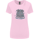 Irrelephant Funny Elephant Womens Wider Cut T-Shirt Light Pink